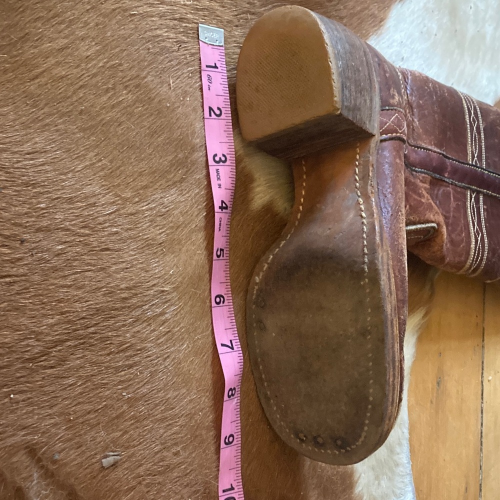 Vintage Frye Campus Longhorn Boots - Picture 6 of 9